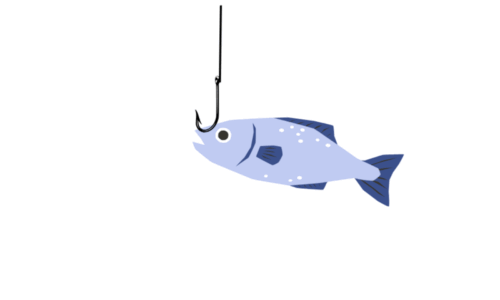 鼻掛けの絵