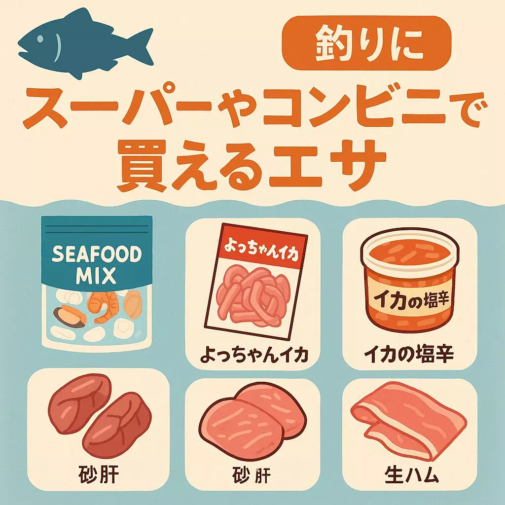 釣具屋が無くても大丈夫！スーパー＆コンビニで手に入る釣りエサ5選 