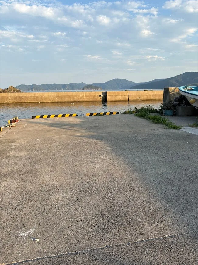 漁港先端